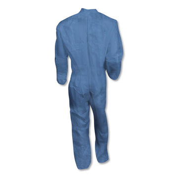 KleenGuard™ A60 Elastic-cuff, Ankle And Back Coveralls, Large, Blue, 24-carton freeshipping - TVN Wholesale